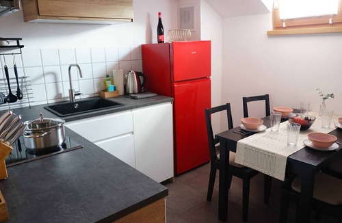 Marquartstein Apartment | Sun II für 1-4 Personen, 60 m², Schlafzimmer, Wohn/schlafzimmer, Küche, Bad, Balkon, Wlan