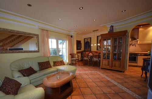 Gross Zicker House | Thatched Cottage 17b for 5 persons + Baby Terrace near the sea the best nature - village - location