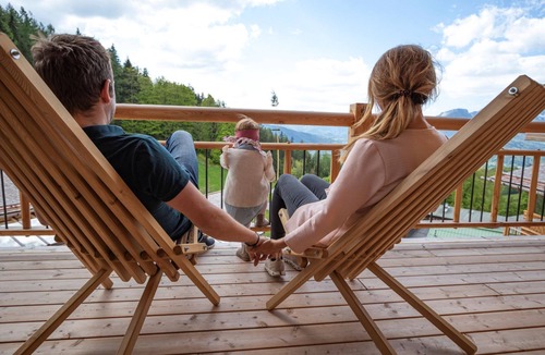 Schwob House | "traudl Alm" für 4-6 Personen, 2 Separate Schlafzimmer, Terrasse mit Bergblick, Whirlpool, Infrarotliegen