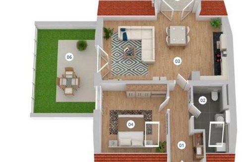 Soyen Apartment | Traumhafte neue Dachterrassenwohnung am Soyener See