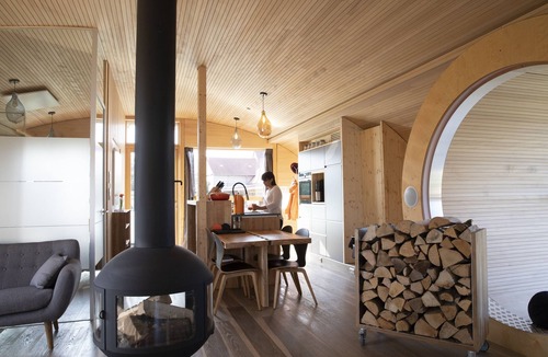 Koslau Ski Chalet | UFO47 - Sustainable eco timber house with many extras in unspoiled nature