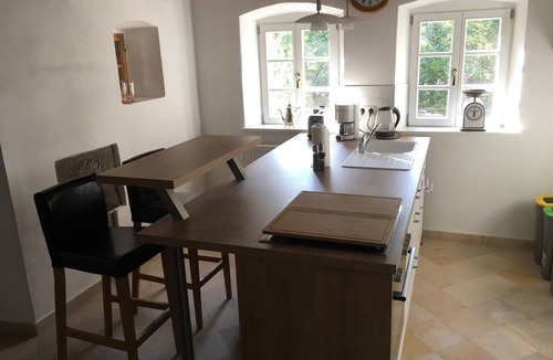 Altdrossenfeld House | Ultra-modern in old walls, view of the stork's nest