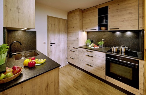 Winkl Apartment | Untersberg, 1-4 Personen, ca. 50 qm, 1 Schlafzimmer 2x Dusche/WC, Wohnschlafraum, Küche, Balkon