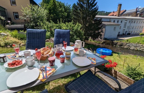 Sebnitz Apartment | Urlaubsmagie - Ferienwohnung Haselmaus - Gemeinschaftsgarten, Sauna & Saisonaler Pool - HW3