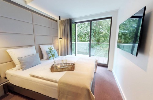 Timmendorfer Strand Apartment | Vacation apartment 2.06 with sauna & balcony in Timmendorfer Strand- dogs welcome
