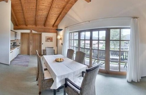 Inzell Apartment | Vacation apartment 9 for 4 people in the attic, 2 bedrooms, balcony, 82 m²