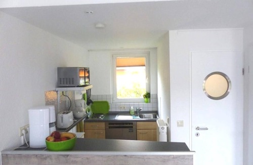 Thiessow Apartment | Vacation apartment Ahoy: beachside retreat for 4 people with terrace and WiFi