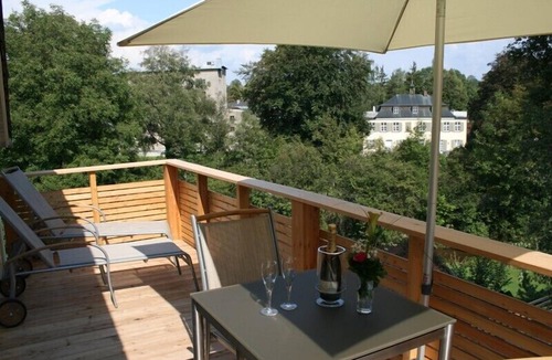 Bad Aibling Apartment | Vacation apartment 4, 34 sqm, upper floor with south-facing balcony