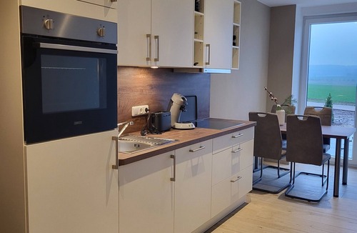 Bissendorf Apartment | Vacation apartment in Ossenbrock - modern and bright with terrace, sauna & alpacas