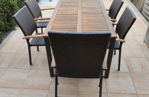 Sanderau House | Vacation apartment in Würzburg city on the ground floor with terrace including parking spaces