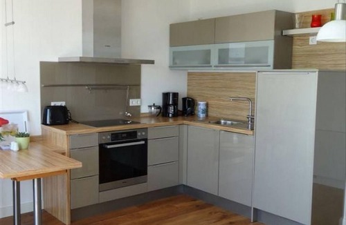Orth Apartment | Vacation apartment - "Schöne Aussicht" with balcony and sea view directly on the waterfront