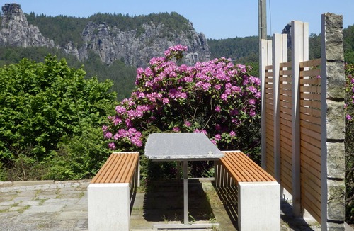 Rathen Apartment | Vacation home Kleine-Bastei.de is the highest situated in the popular spa town of Rathen.