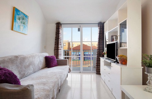 Castillo Caleta de Fuste Apartment | Vacation 'Sam' with Shared Pool, Balcony and Wi-Fi