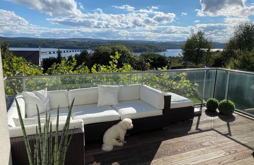Delecke Villa | Villa Kaja with a fantastic view of Lake Möhne