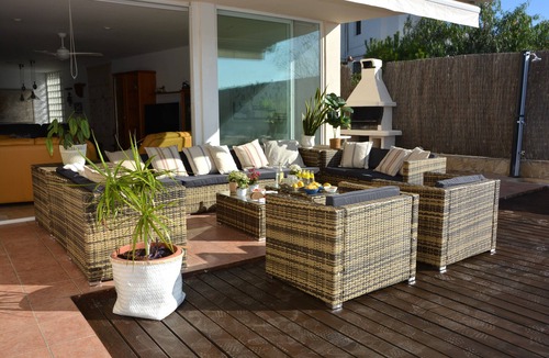 Sitges Villa | Villa Med. 8-minute walk to Sitges beaches. Up to 18 guests. Views & Relax 8P