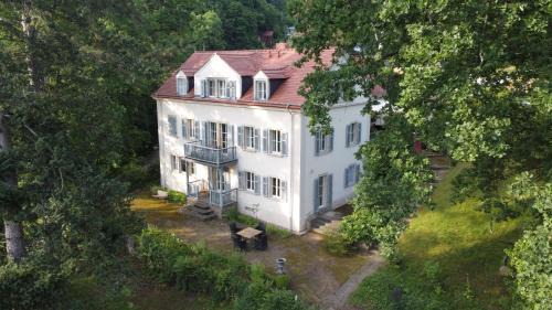 Wachwitz Apartment | Villa mit Pool im Park Wachwitzgrund - Große Ferienwohnung in EG der Villa