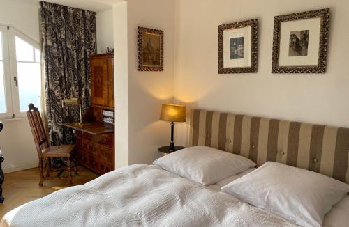 Bad Schandau Apartment | Villa Sonnenburg - Blick auf die Stadt und die Elbe - Parkplätze