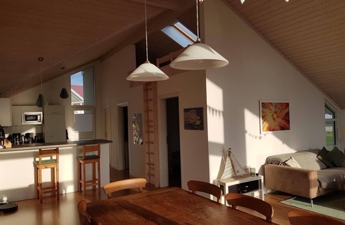 Trent House | Villa Sun, 200 meters from the Bodden on Rügen. Serves 8, with a sauna!