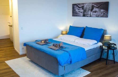 Antonsviertel Apartment | Vivere Apartment 13.stock, Ausblick, Hotelturm, Zentrum, für Paare, Homeoffice