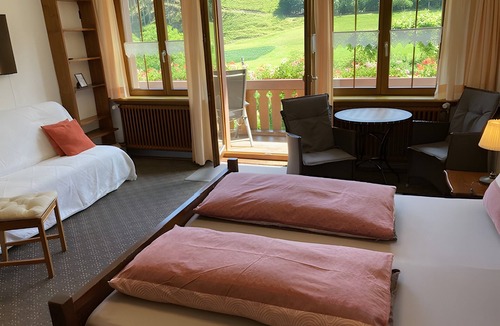 Hornberg Apartment | Waldbauernhof Double Room with Valley View, Balcony, Pets on Request