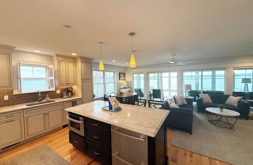 Saratoga Springs House | Waterfront+Lake Access+Private Dock+Patio, Sunsets+Close to Town+Race Track+SPAC