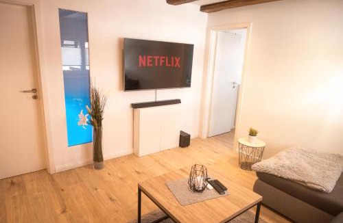 Bellheim Apartment | WINETIME - modern - für 6 - Boxspringbetten - zentral