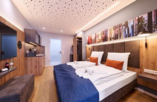 Schafhof Apartment | XZLLENZ Traum Studio-Apartment, Frei-Parken, U-Bahn, Küche