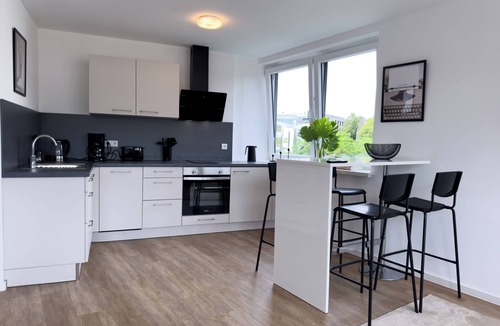 Innenstadt Apartment | Zentrales Apartment mit Kostenlosem Parkplatz. Haustierfreundlich!