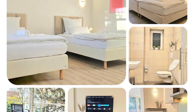 122qm-Apartment - 4 Zimmer I Zentral I Küche I Balkon I Parken I WLAN