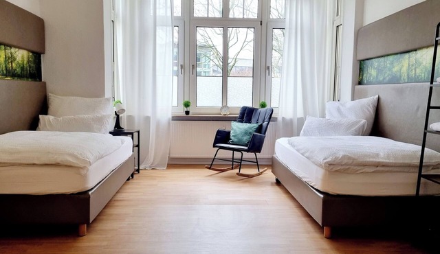 135m² Apartment I max. 8 guests I Central I Kitchen I Balcony I Parking I Wi-Fi