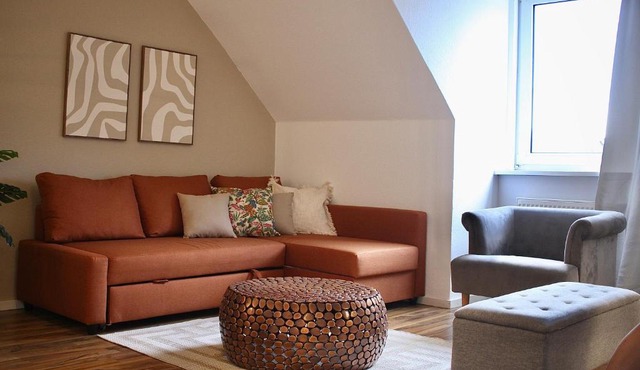 3-Zimmer-Apartment I 2 Min bis Hbf I Smart TV I WiFi I modern