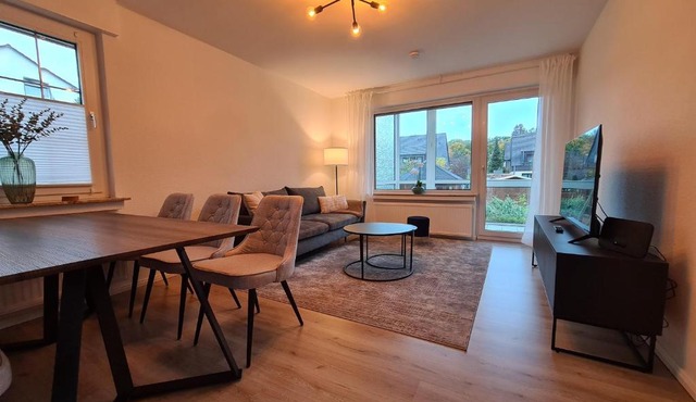 4-Zimmer-Ferienwohnung, modern, Küche, WLAN, Netflix