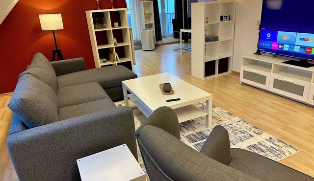90sqm apartment for 2-4 persons with roof terrace in the center of Lingen (Ems)