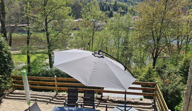 Apartment Klara on the Lilienstein hiking trail with large terrace