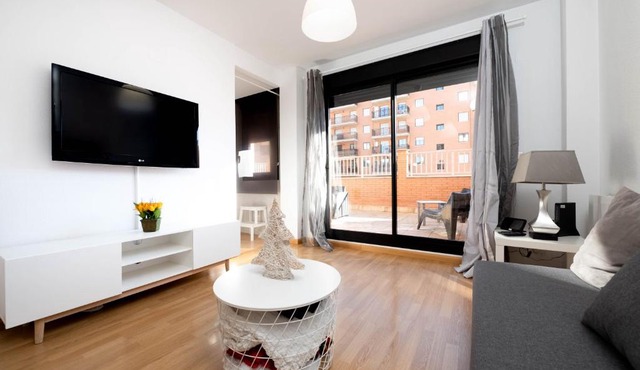 Apartamento en Sabiñánigo con amplia y soleada terraza