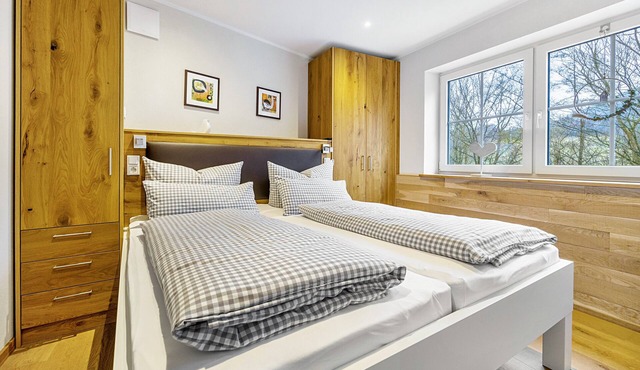 Apartment 'Ferienwohnung Buchfink B, 50qm' with Mountain View, Private Terrace and Wi-Fi