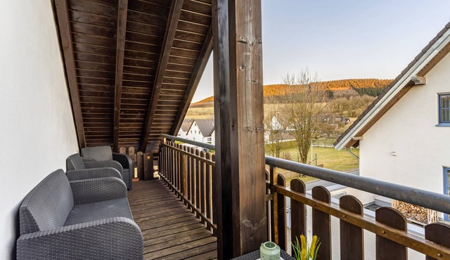 Apartment 'Ferienwohnung Rinke' with Mountain View and Balcony