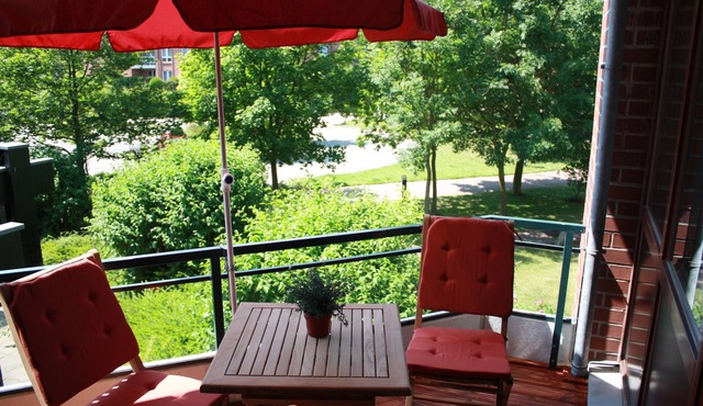 Apartment "Funkenhagen" in Travemünde with WLAN, balcony, parking space, pool, sauna
