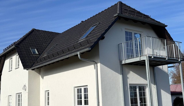 Apartment "Haus Peenestrom" with Sea View, Private Garden, and Wi-Fi