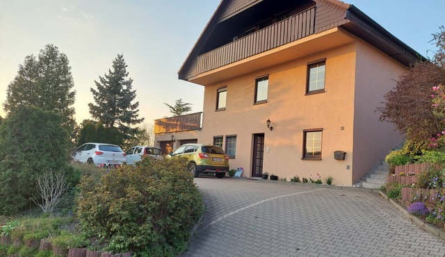Apartment 'Haus schöne Aussicht bei Chemnitz' with Mountain View, Balcony and Wi-Fi