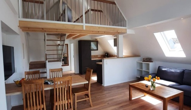 Apartment 'Heuboden' with Shared Garden, Balcony and Wi-Fi