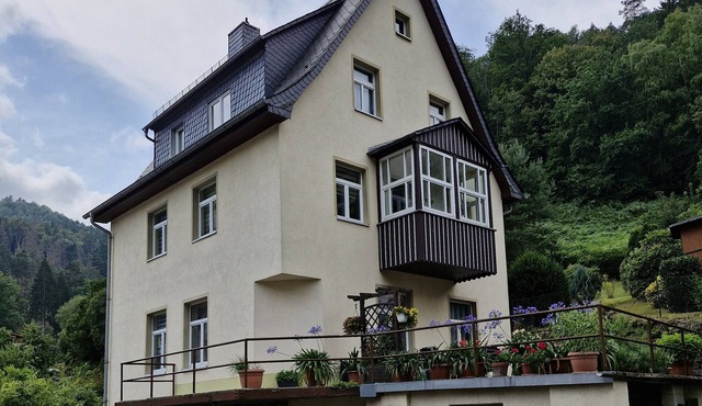 Apartment Krippen-an der Grundmühle/Family apartment with 3 bedrooms