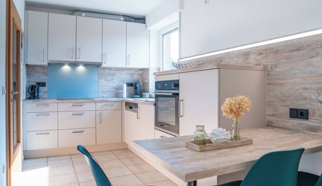 Apartment Morgenstern 85 sqm on 2 floors with loggia in a quiet location