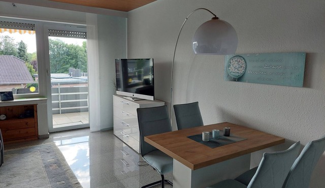 Apartment 'Sander' with Balcony, Shared Indoor Pool and Wi-Fi