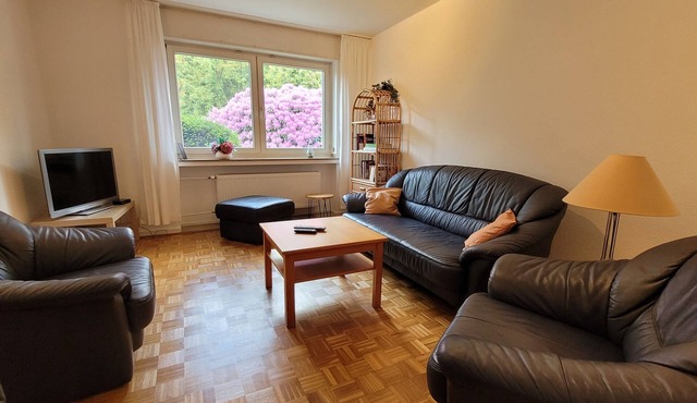 Apartment with separate entrance and garden view