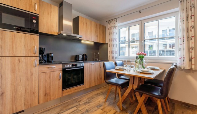 Apartment with shared sauna and fitness