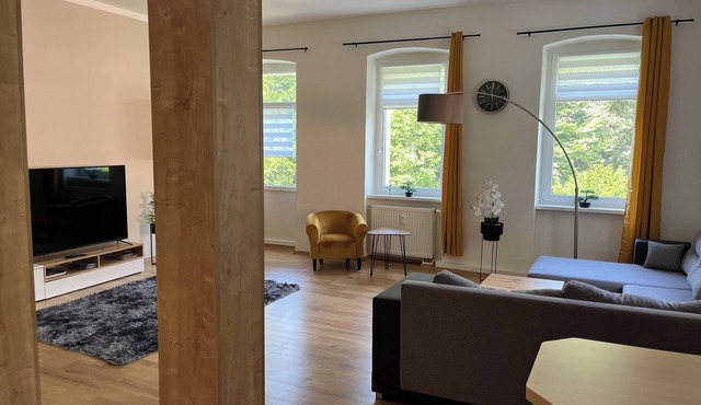 Apartments Badallee 4, Bad Schandau, apartment no. 5, 140m2 with balcony, 3BR