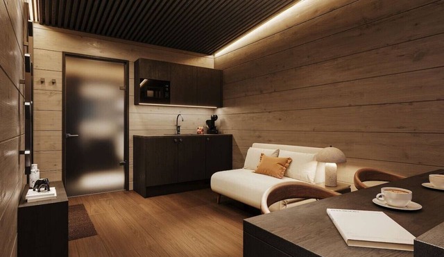 Aurora Roof Window | 28m² Private Lux Arctic Cabin