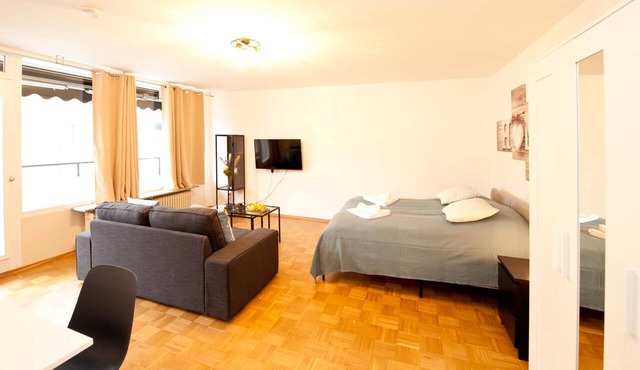 Bayreuth Studio Apartment Near the opera house Parking Lot Balcony