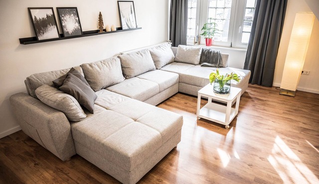 Beautiful, bright top floor apartment with a view of the Arnsberg Forest.